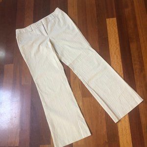 New York & Company Light Cream Boot Leg Pant